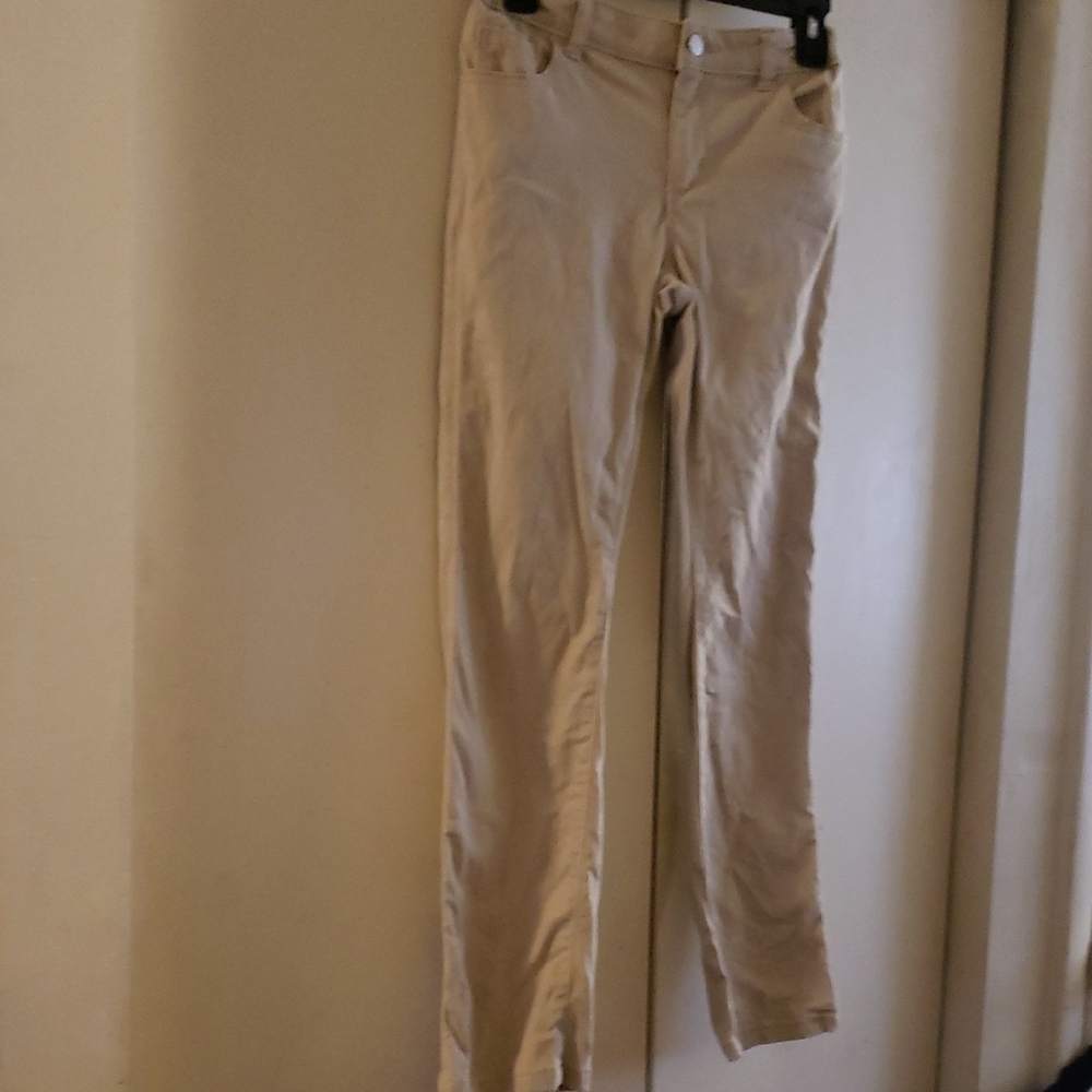 💫Wonder Nation Stylish Tan Straight Leg Pants (girls)